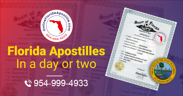 Apostille Requests Why Does FL Take A Month Or So To Process?
