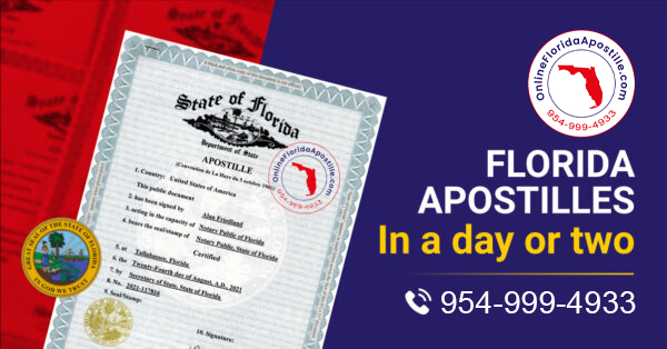 How to get a Florida apostille fast