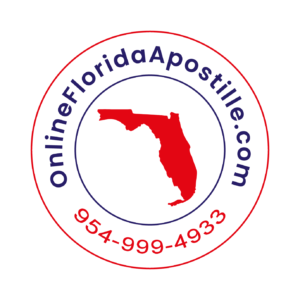Birth certificate apostille, Online Florid Apostille logo